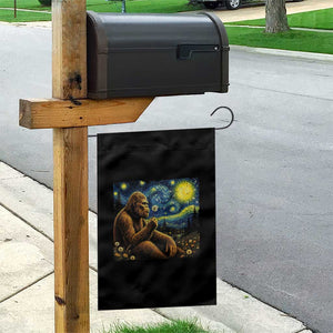 Bigfoot Blowing Dandelion Starry Night Garden Flag Cryptid Mythical Creature National Park Monster Gift TS14 Print Your Wear