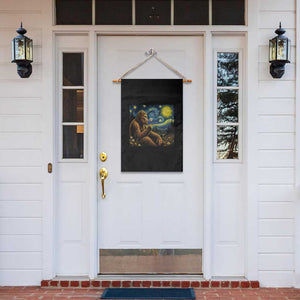 Bigfoot Blowing Dandelion Starry Night Garden Flag Cryptid Mythical Creature National Park Monster Gift TS14 Print Your Wear