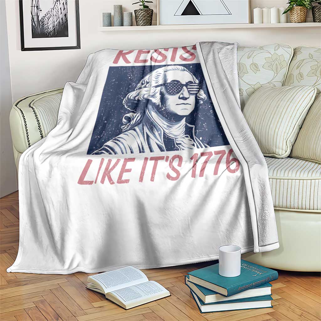 Resist Like its 1776 Throw Blanket America 4th of July 250 Years Freedom TS14 Print Your Wear