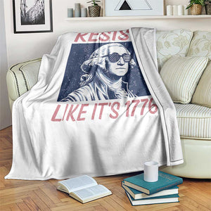 Resist Like its 1776 Throw Blanket America 4th of July 250 Years Freedom TS14 Print Your Wear