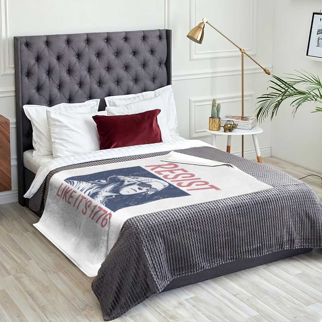 Resist Like its 1776 Throw Blanket America 4th of July 250 Years Freedom TS14 Print Your Wear