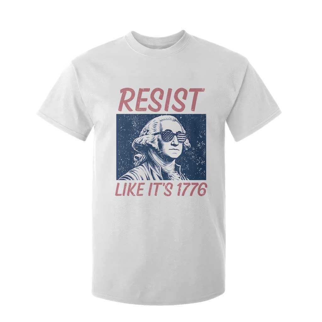 Resist Like its 1776 T Shirt For Kid America 4th of July 250 Years Freedom TS14 White Print Your Wear