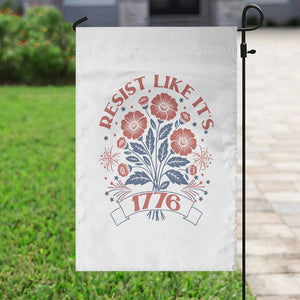 Resist Like its 1776 Garden Flag Vintage Boho Floral Subtle 250th Anniversary TS14 Print Your Wear