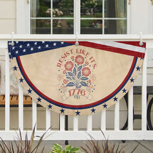 Resist Like its 1776 Patriotic Fan Flag Vintage Boho Floral Subtle 250th Anniversary TS14 2pcs pack Classic Tan Print Your Wear