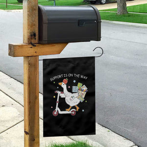 Special Education SPED Teacher Goose Scooter Garden Flag Support Is On The Way TS14 Print Your Wear