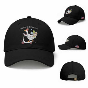 Special Education SPED Teacher Goose Scooter Baseball Cap Support Is On The Way TS14 Baseball Cap Universal Fit Black Print Your Wear