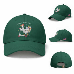 Special Education SPED Teacher Goose Scooter Baseball Cap Support Is On The Way TS14 Baseball Cap Universal Fit Irish Green Print Your Wear