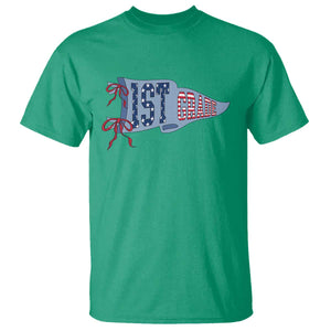1st Grade Teacher Pennant US Flag Back to School T Shirt TS14 Irish Green Print Your Wear