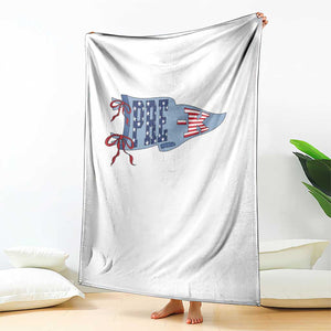 Pre-K Teacher Pennant US Flag Back to School Throw Blanket TS14 Print Your Wear