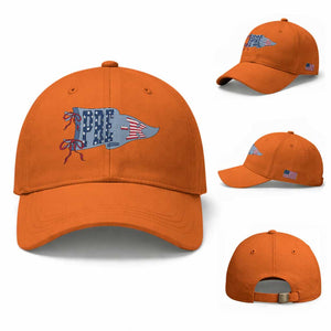 Pre-K Teacher Pennant US Flag Back to School Baseball Cap TS14 Baseball Cap Universal Fit Orange Print Your Wear