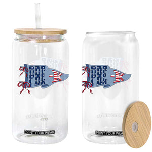 Pre-K Teacher Pennant US Flag Back to School Glass Can TS14 Print Your Wear