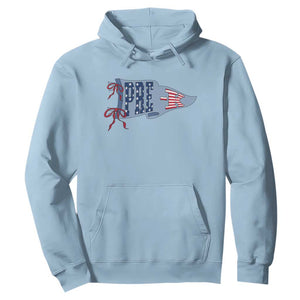 Pre-K Teacher Pennant US Flag Back to School Hoodie TS14 Light Blue Print Your Wear