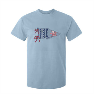 Pre-K Teacher Pennant US Flag Back to School T Shirt For Kid TS14 Light Blue Print Your Wear