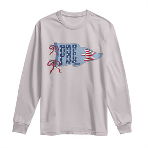 Pre-K Teacher Pennant US Flag Back to School Long Sleeve Shirt TS14 Ice Gray Print Your Wear