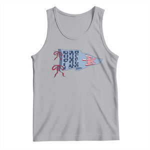 Pre-K Teacher Pennant US Flag Back to School Tank Top TS14 Athletic Heather Print Your Wear