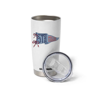 5th Grade Teacher Pennant US Flag Back to School Tumbler Cup TS14 Print Your Wear