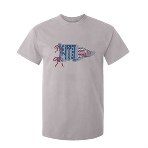 4th Grade Teacher Pennant US Flag Back to School T Shirt For Kid TS14 Ice Gray Print Your Wear