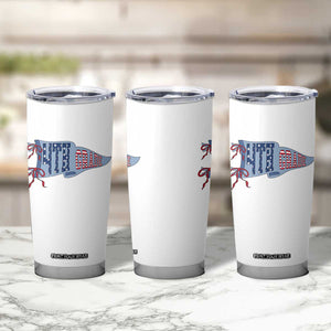 4th Grade Teacher Pennant US Flag Back to School Tumbler Cup TS14 Print Your Wear
