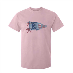 3rd Grade Teacher Pennant US Flag Back to School T Shirt For Kid TS14 Light Pink Print Your Wear