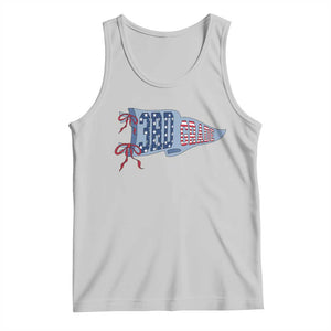 3rd Grade Teacher Pennant US Flag Back to School Tank Top TS14 Ash Print Your Wear