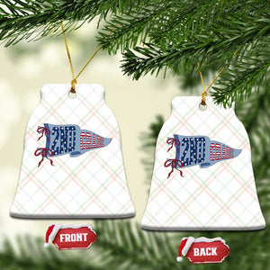 2nd Grade Teacher Pennant US Flag Back to School Ceramic Ornament TS14 Print Your Wear