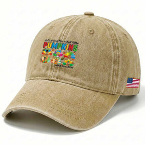 Thanksgiving Labor And Delivery Nurse Washed Cotton Baseball Cap Cutest Turkeys TS14 Print Your Wear