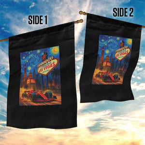 Racing Car Starry Night Las Vegas Race Day Garden Flag TS14 Print Your Wear