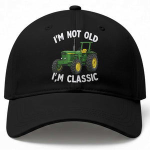 I'm Not Old I'm Classic Baseball Cap Vintage 1960s Classic Farm Tractor