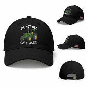 I'm Not Old I'm Classic Baseball Cap Vintage 1960s Classic Farm Tractor