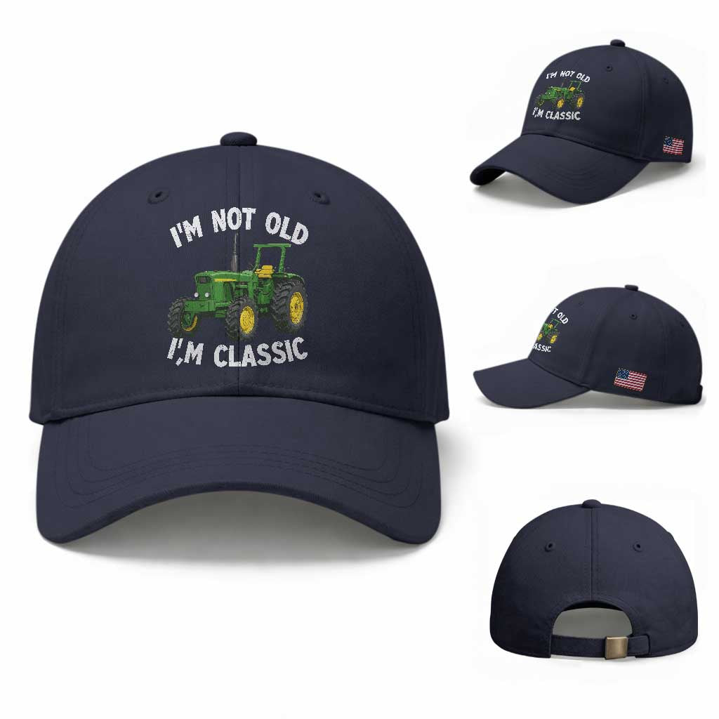 I'm Not Old I'm Classic Baseball Cap Vintage 1960s Classic Farm Tractor