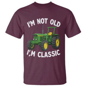 I'm Not Old I'm Classic T Shirt Vintage 1960s Classic Farm Tractor