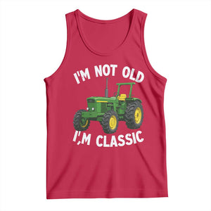 I'm Not Old I'm Classic Tank Top Vintage 1960s Classic Farm Tractor