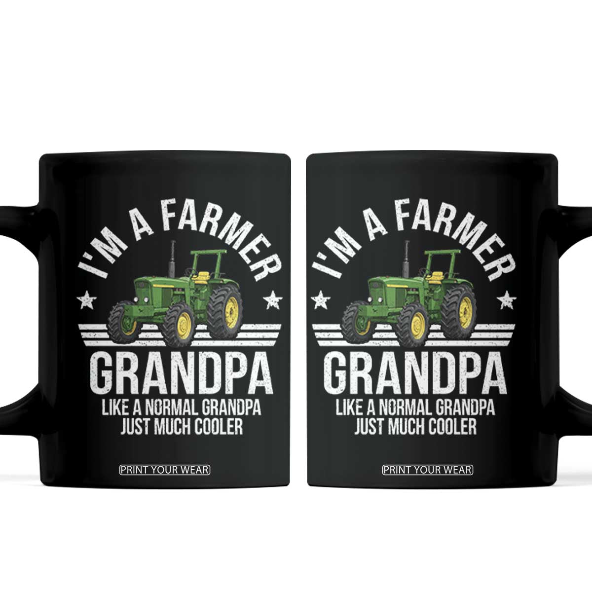 Farmer Grandpa Rancher Classic Farm Tractor Coffee Mug