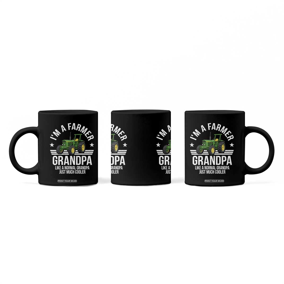 Farmer Grandpa Rancher Classic Farm Tractor Coffee Mug