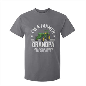 Farmer Grandpa Rancher Classic Farm Tractor T Shirt For Kid