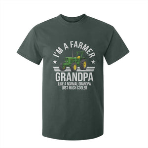 Farmer Grandpa Rancher Classic Farm Tractor T Shirt For Kid