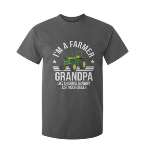 Farmer Grandpa Rancher Classic Farm Tractor T Shirt For Kid