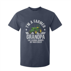 Farmer Grandpa Rancher Classic Farm Tractor T Shirt For Kid