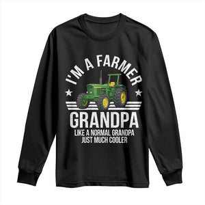 Farmer Grandpa Rancher Classic Farm Tractor Long Sleeve Shirt
