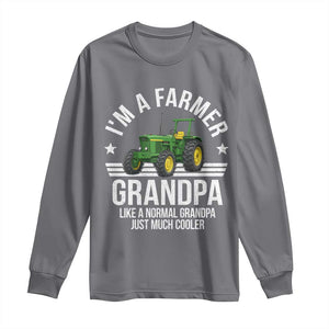 Farmer Grandpa Rancher Classic Farm Tractor Long Sleeve Shirt