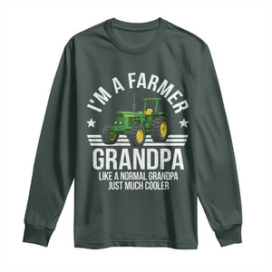 Farmer Grandpa Rancher Classic Farm Tractor Long Sleeve Shirt