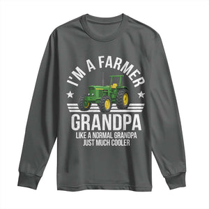 Farmer Grandpa Rancher Classic Farm Tractor Long Sleeve Shirt
