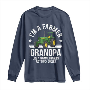 Farmer Grandpa Rancher Classic Farm Tractor Long Sleeve Shirt
