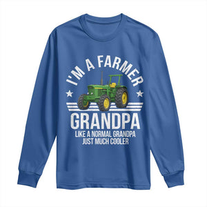 Farmer Grandpa Rancher Classic Farm Tractor Long Sleeve Shirt