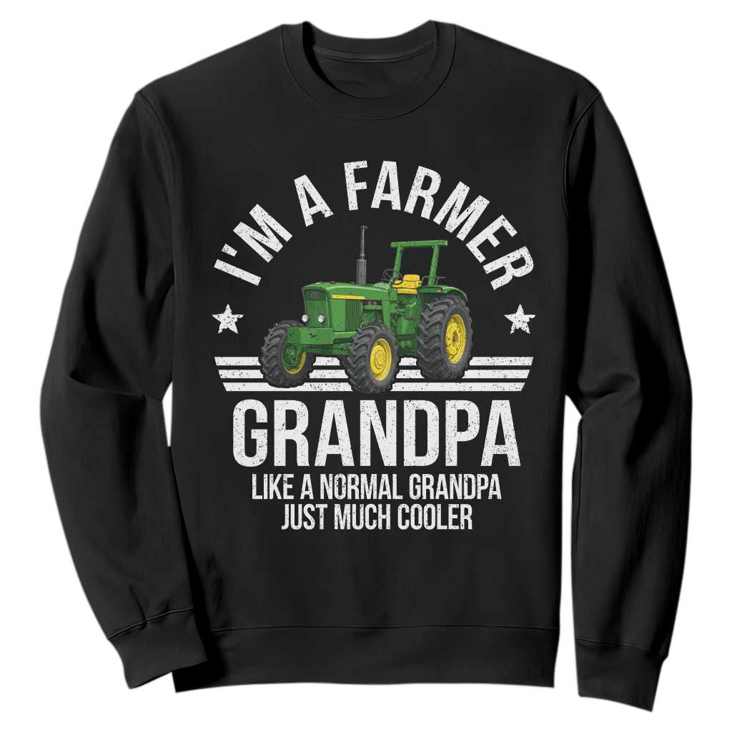 Farmer Grandpa Rancher Classic Farm Tractor Sweatshirt