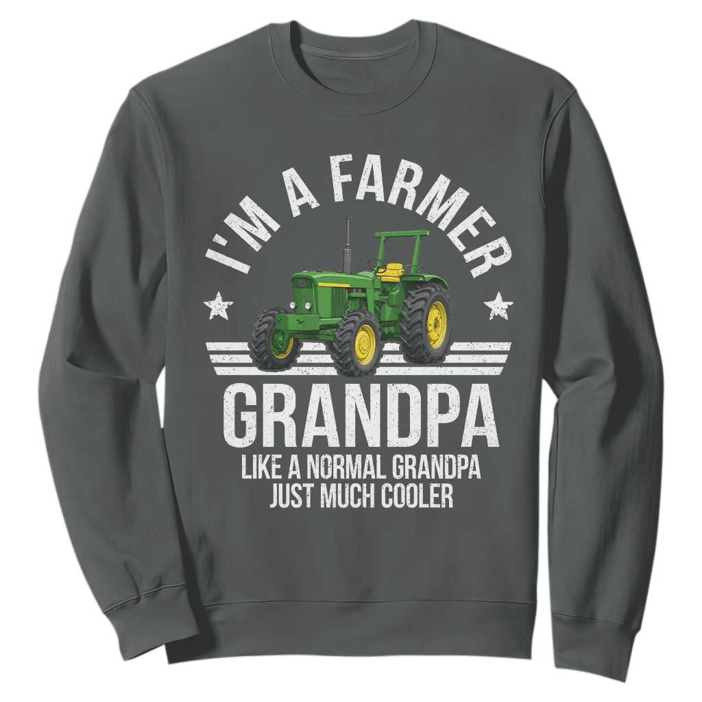 Farmer Grandpa Rancher Classic Farm Tractor Sweatshirt