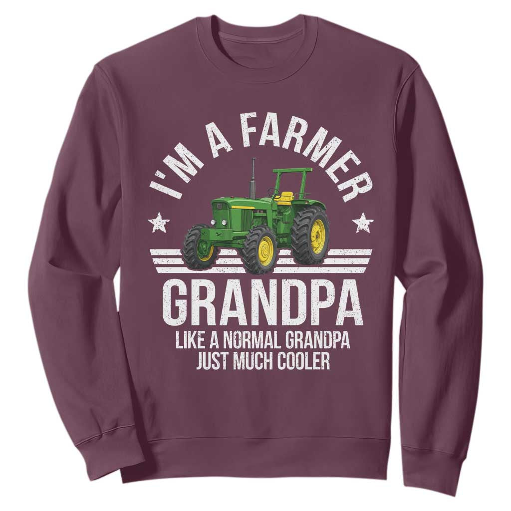 Farmer Grandpa Rancher Classic Farm Tractor Sweatshirt