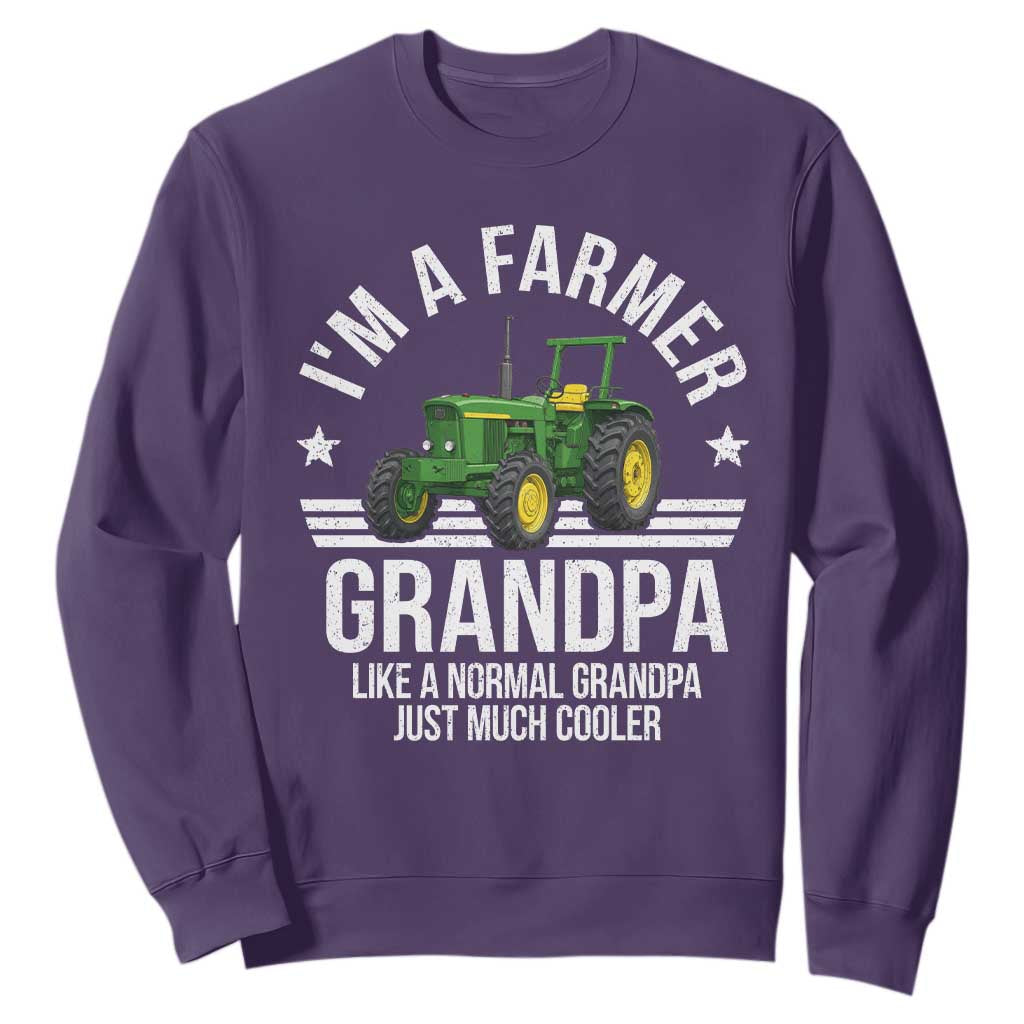 Farmer Grandpa Rancher Classic Farm Tractor Sweatshirt