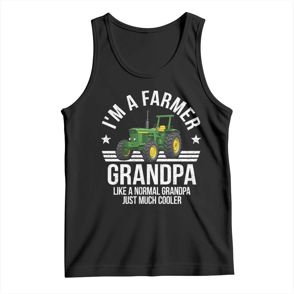 Farmer Grandpa Rancher Classic Farm Tractor Tank Top