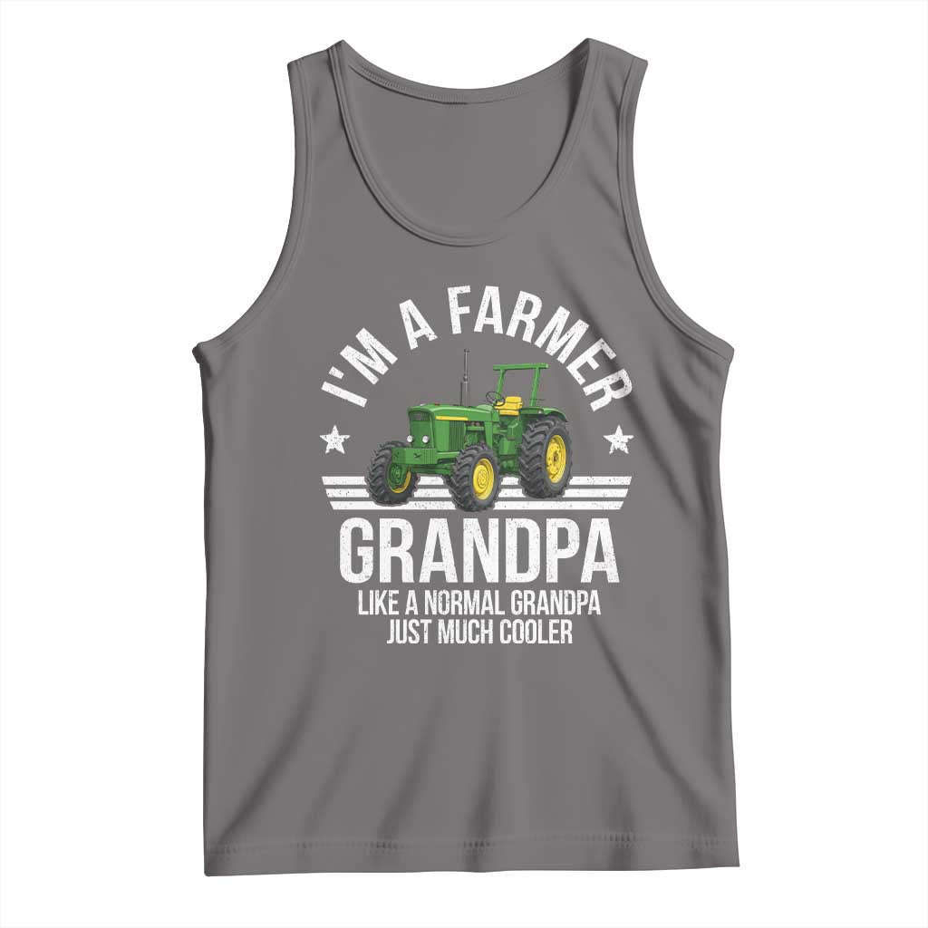 Farmer Grandpa Rancher Classic Farm Tractor Tank Top